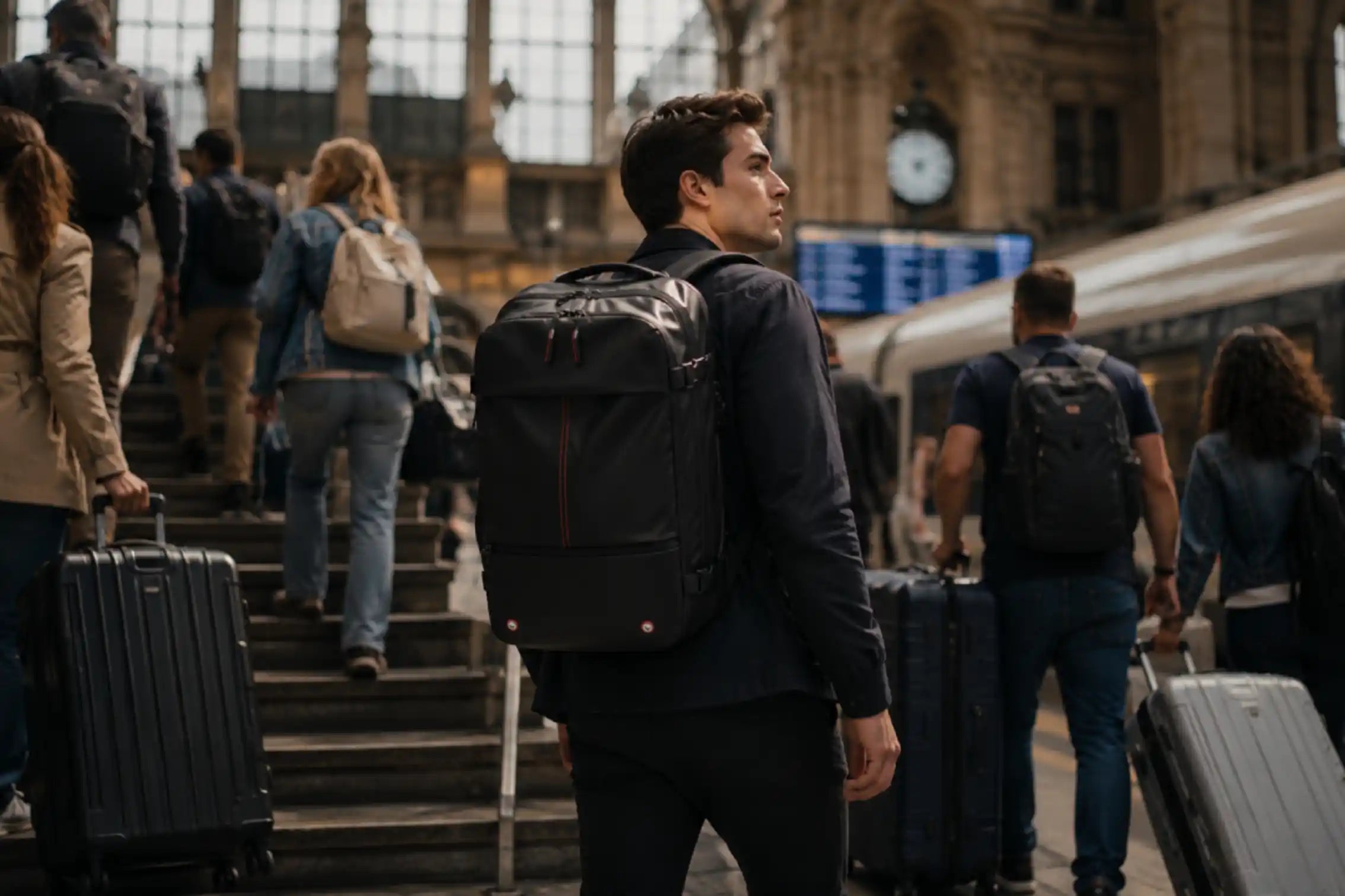 best travel backpack for europe compression straps Backpack: Through the Back Door Bag Black light bag for an unbeatable price Best Travel Backpacks 2026 Buyer's