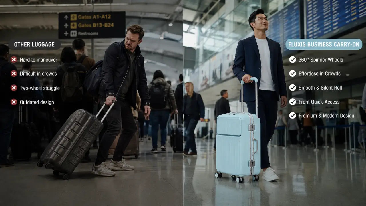 360 Spinner Suitcase vs 2-Wheel Suitcase: Which Is Better?