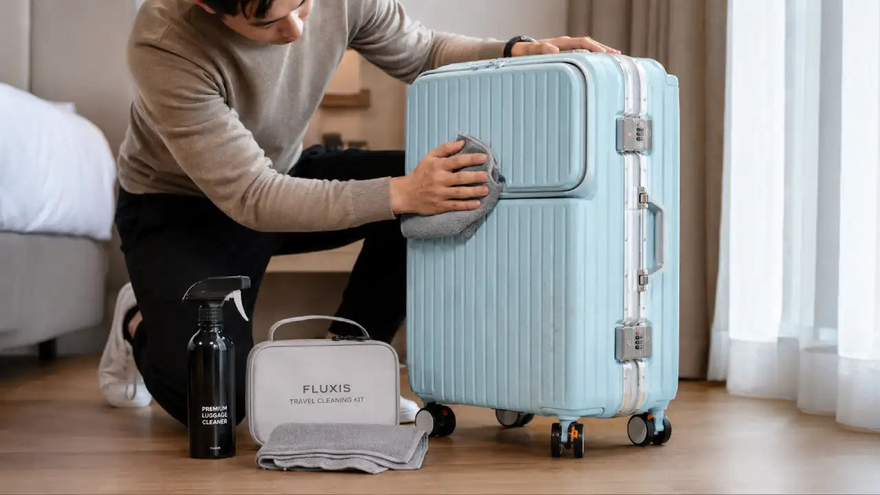 How to Clean Hard Suitcase: PC Shell + Frame Care
