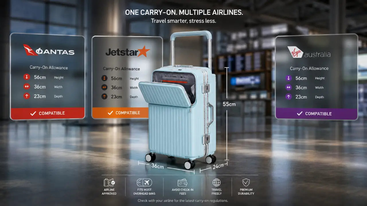 Qantas & Jetstar Carry-On Size Rules 2026